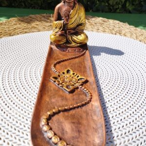 QUEMADOR INCIENSO BUDA MEDITANDO 28 CM