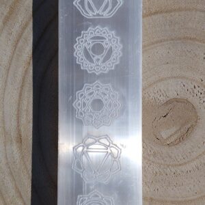 PLACA SELENITA SIETE CHAKRAS GRANDE