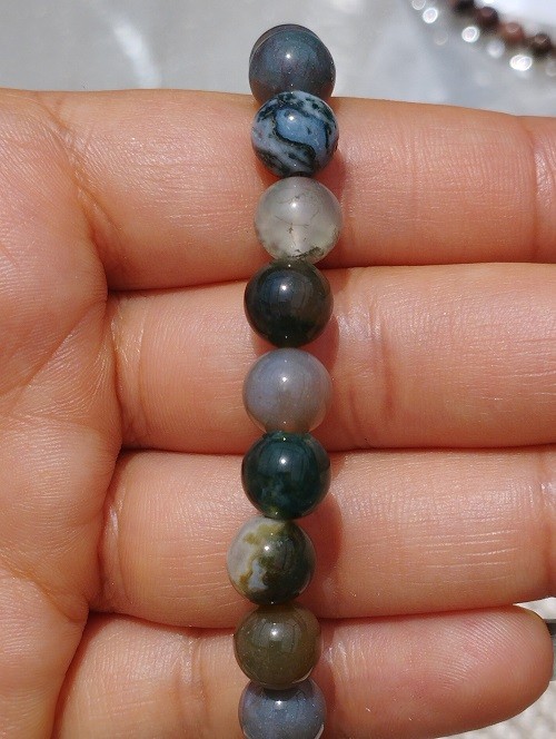 PULSERA ÁGATA INDIA 8 MM