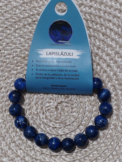 PULSERA LAPISLÁZULI 10 MM
