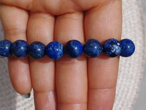 PULSERA LAPISLÁZULI 10 MM