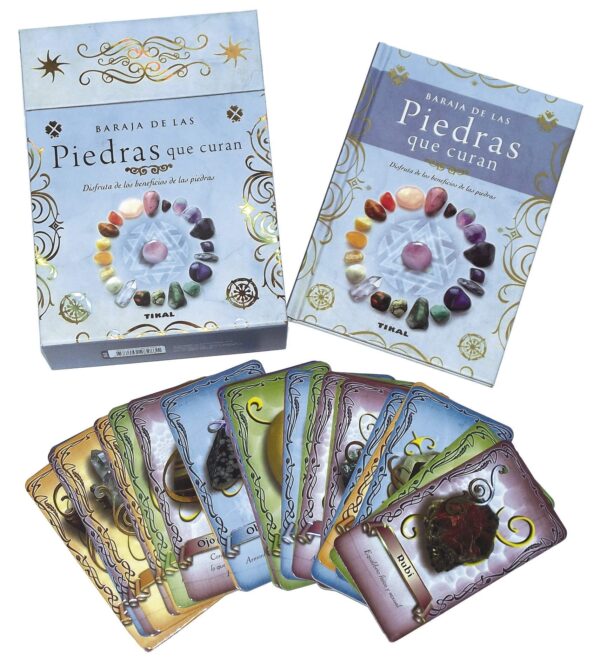 PIEDRAS QUE CURAN BARAJA Y LIBRO