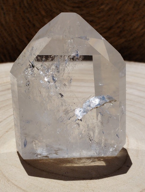 PUNTA DE CUARZO BLANCO PULIDO