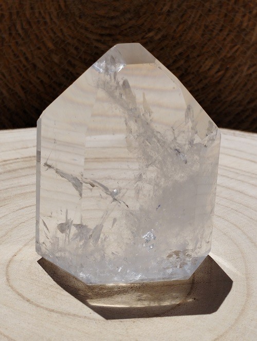 PUNTA DE CUARZO BLANCO PULIDO