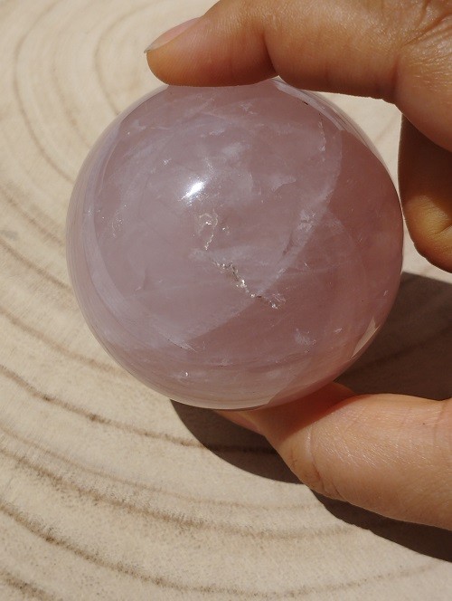 ESFERA CUARZO ROSA 6 CM