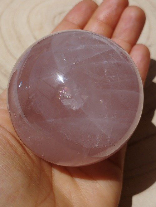 ESFERA CUARZO ROSA 6 CM