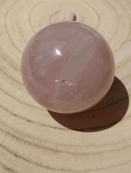 ESFERA CUARZO ROSA 6 CM