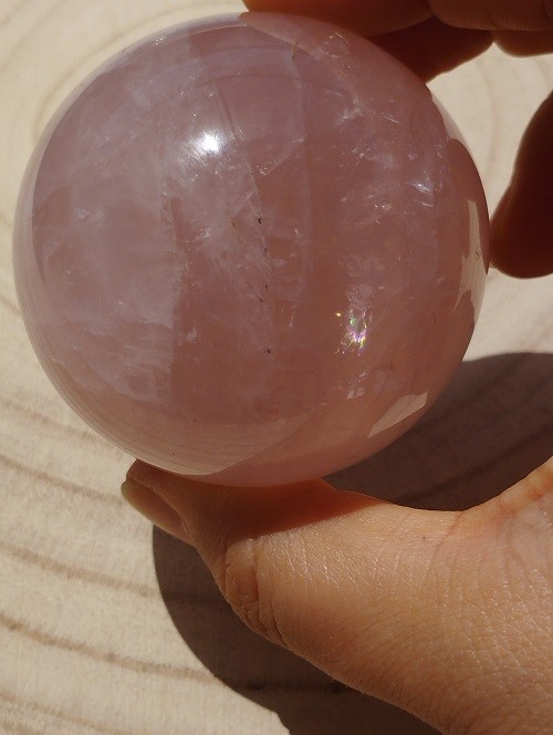 ESFERA CUARZO ROSA 5,5 CM