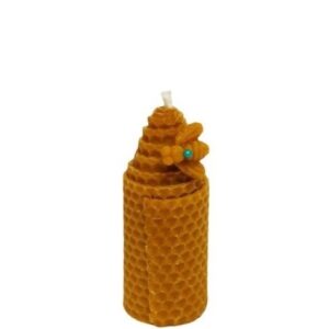 VELA BUJÍA DE CERA DE ABEJA