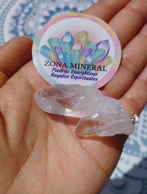 COLGANTE PUNTA MAESTRA PUENTE NATURAL DE CUARZO