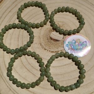 PULSERA DE CUARZO VERDE 8 MM