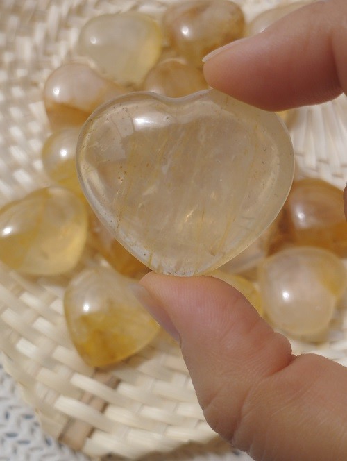 CORAZON SANADOR CUARZO HEMATOIDE PEQUEÑO