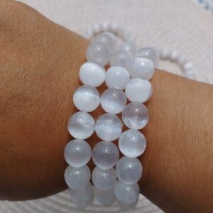 PULSERA DE SELENITA 10 MM
