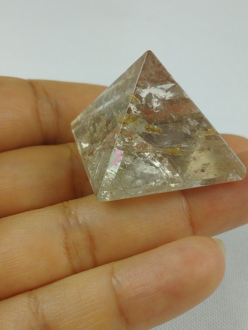 PIRAMIDE DE CUARZO AHUMADO 3 x 3cm