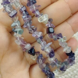 PULSERA DE FLUORITA ARCOIRIS CHIP