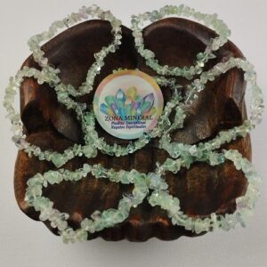 PULSERA DE FLUORITA VERDE CHIP