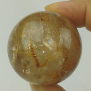ESFERA CUARZO SANADOR DORADO 40 MM