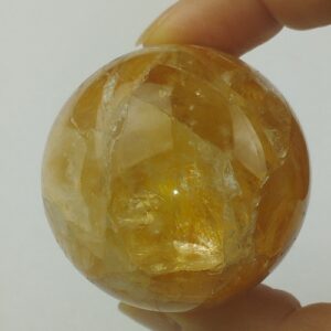 ESFERA CUARZO SANADOR DORADO 42 MM