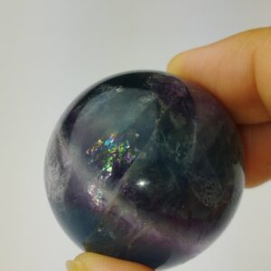 ESFERA FLUORITA ARCOIRIS 35 mm MOD.4