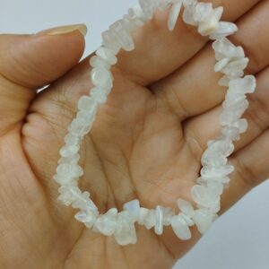 PULSERA DE PIEDRA LUNA CHIP