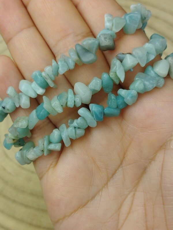 PULSERA DE AMAZONITA CHIP