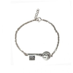 PULSERA LLAVE SAN BENITO PLATA DE LEY 925