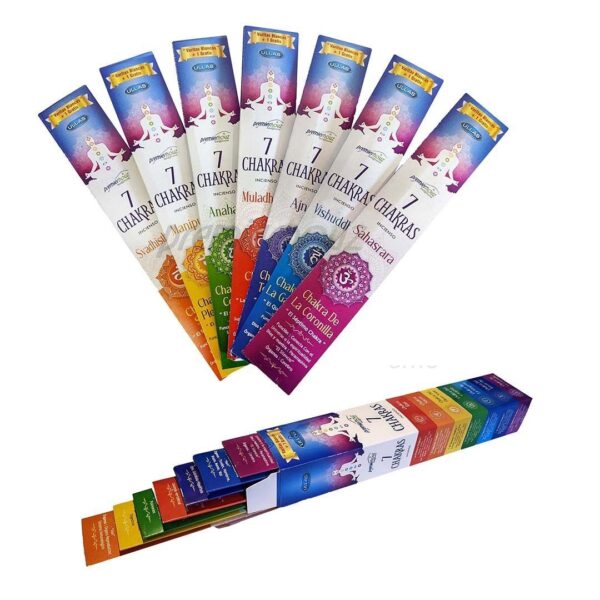INCIENSO 7 CHAKRAS ULLAS ORGANICO 100% NATURAL