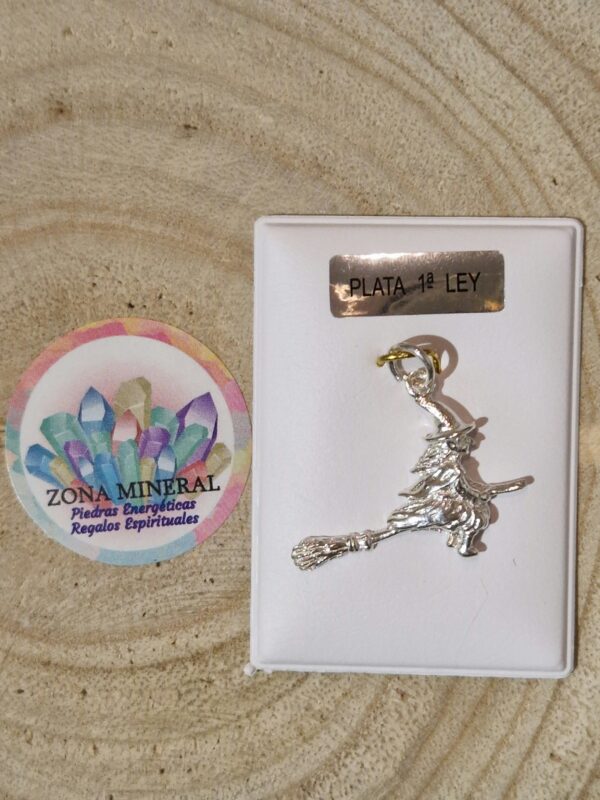 COLGANTE BRUJA GRANDE PLATA DE LEY 925