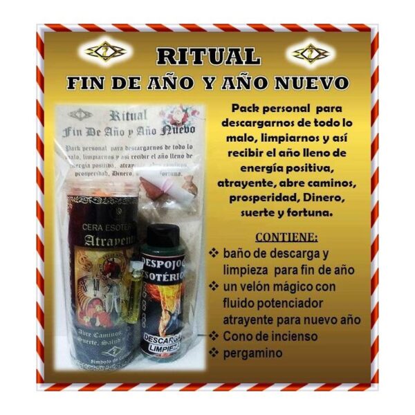 RITUAL ESOTERICO FIN DE AÑO Y AÑO NUEVO