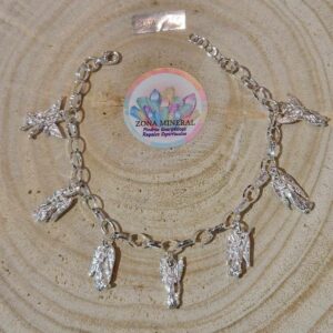 PULSERA 7 ARCANGELES PLATA