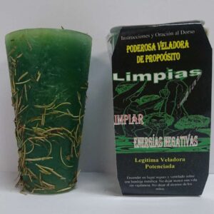 VELADORA ESPECIAL DE PETICION LIMPIAS, LIMPIAR ENERGIAS NEGATIVAS