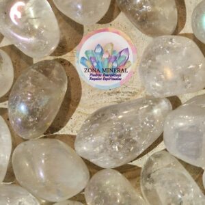 RODADO CUARZO AQUA AURA HIELO GRANDE