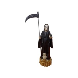 FIGURA SANTA MUERTE NEGRA