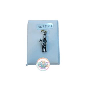 COLGANTE SANTA MUERTE PLATA