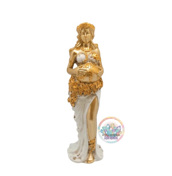 FIGURA MADRE TIERRA - GAIA MEDIANA BLANCA
