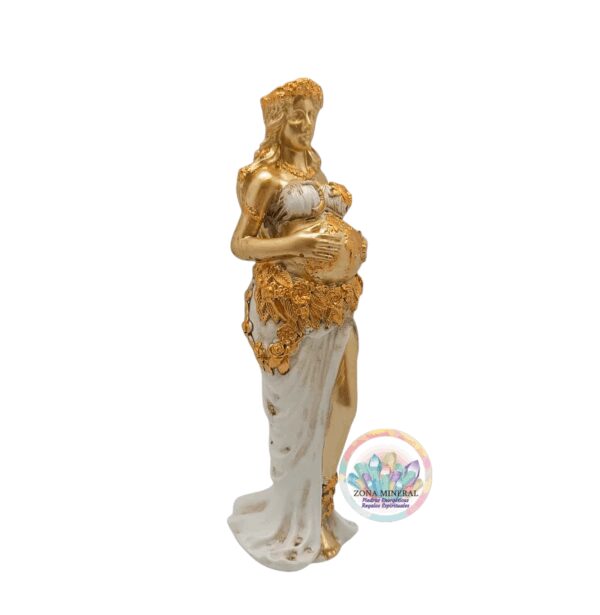 FIGURA MADRE TIERRA - GAIA MEDIANA BLANCA