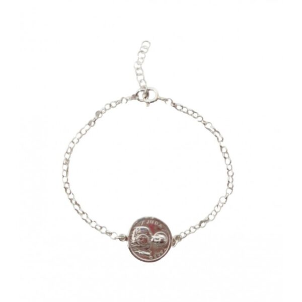 PULSERA SAN JUDAS TADEO PLATA DE LEY 925