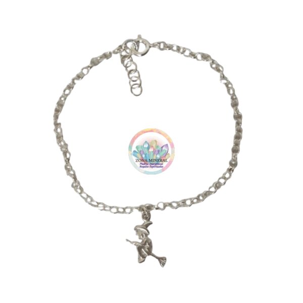 PULSERA BRUJA DE LA SUERTE PLATA DE LEY 925