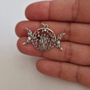 Colgante Diosa Hecate plata de ley